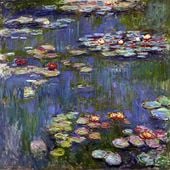 Reprodukcje obrazów Water Lilies_3 - Claude Monet Rozmiar - 40x40