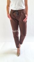 Spodnie na gumce Olivia Czekoladowe 2XL