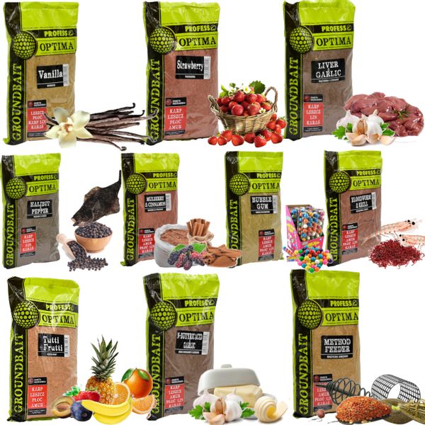 Zanęta Wędkarska PROFESS OPTIMA MIX SMAKÓW 10x 1kg zdjęcie 1