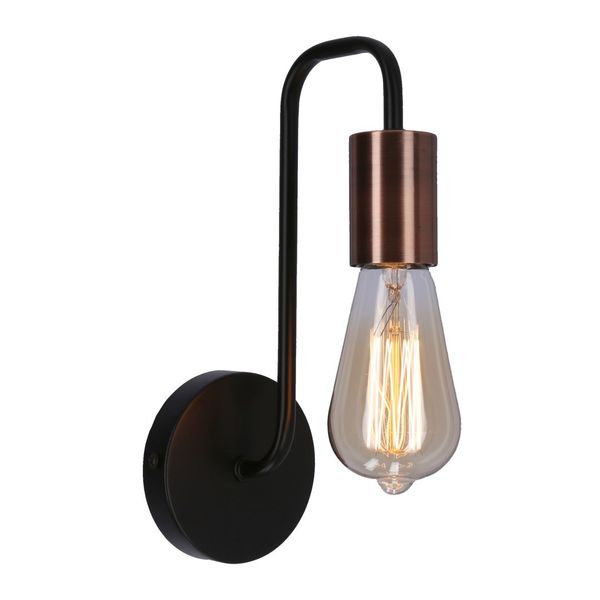 Herpe kinkiet 1x60W E27 czarny zdjęcie 5