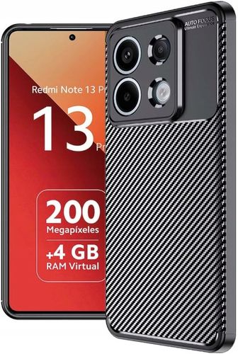 Etui ULTIMATE CARBON CASE PANCERNE do Xiaomi Redmi Note 13 PRO 4G + SZKŁO na Arena.pl