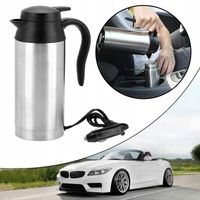 SAMOCHODOWY CZAJNIK ELEKTRYCZNY 750 ML 12V, PRZENOŚNY KUBEK DO GOTOWANIA