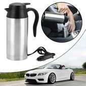 SAMOCHODOWY CZAJNIK ELEKTRYCZNY 750 ML 12V, PRZENOŚNY KUBEK DO GOTOWANIA