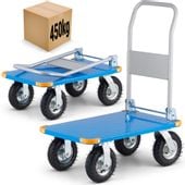Wózek transportowy magazynowy platformowy HIGHER 450 kg