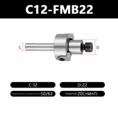 FMB adapter, uchwyt narzędziowy Rozmiar: C32-FMB22