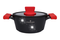 GARNEK ZWIEGER OBSIDIAN 20 CM INDUKCJA GAZ POKRYWA