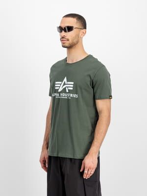 Alpha Industries Basic T-shirt (100501) dark olive XXL zdjęcie 5