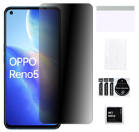 Szkło hybrydowe prywatyzujące do OPPO RENO 5 5G ochrona na ekran privacy 9H