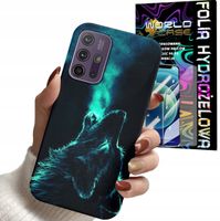 ETUI DO MOTOROLA MOTO G10 POWER - WILK ZWIERZĘTA KOLOROWE OBUDOWY + FOLIA