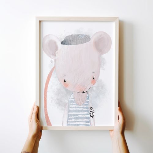 Plakat do pokoju dziecka szczurek 70x100 cm na Arena.pl