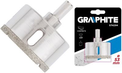 GRAPHITE WIERTŁO DIAMENTOWE DO GRESU 53MM 57H294 na Arena.pl