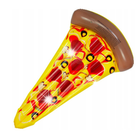 MATERAC DMUCHANY DO WODY PLAŻOWY FOTEL DO BASENU KOŁO DO PŁYWANIA PIZZA