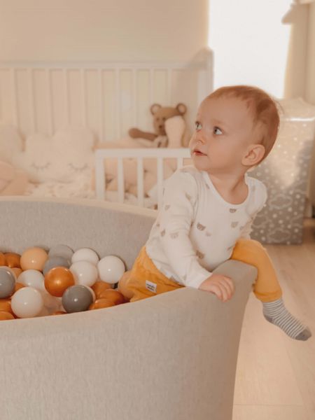 Suchy basen 110x40cm niebieski bez piłek zdjęcie 4