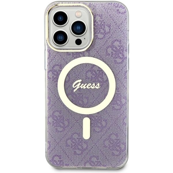 Etui Guess do iPhone 14 Pro Max, Fioletowy, MagSafe zdjęcie 3