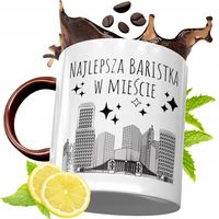 Kubek Bordowy Dla Baristy Na Urodziny Prezent Z Nadrukiem Ze Zdjęciem