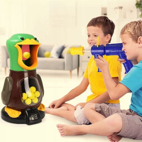 GRA GŁODNA KACZKA XXL STRZELANIE DO CELU DLA DZIECI 2 PISTELETY 24 KULKI na Arena.pl