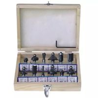 ZESTAW 12 FREZÓW KSZTAŁTOWYCH DEDRA 0780 Z WĘGLIKIEM