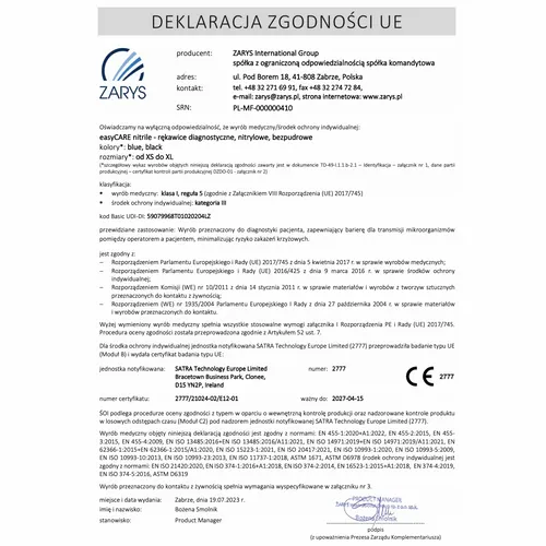 Rękawice EasyCare rozm.M 100 szt na Arena.pl