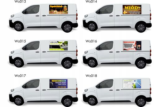 Reklama Naklejka na samochód GOTOWE WZORY REMONTY WYKOŃCZENIA WNĘTRZ na Arena.pl