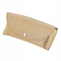 ETUI NA OKULARY skóra węża korekcyjne przeciwsłoneczne Futerał Pokrowiec