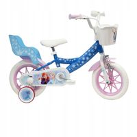 Rower dziecięcy KRAINA LODU 2, niebieski, 12 cali