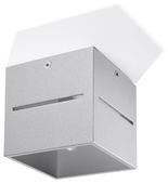 LAMPA SUFITOWA LOBO SZARA PLAFON SOLLUX SL.0208