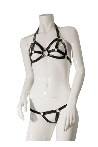 bielizna-gp strapped bra and string set, l/xl na Arena.pl