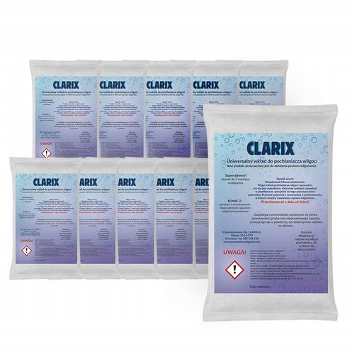 Wkład do pochłaniacz wilgoci osuszacz zapas - 450g x 10 szt na Arena.pl