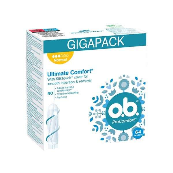 O.B. ProComfort Normal Tampony 64 sztuki zdjęcie 2