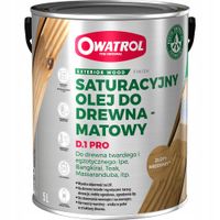 Olej saturacyjny do drewna Owatrol D.1 PRO 986 miodowy 5 l