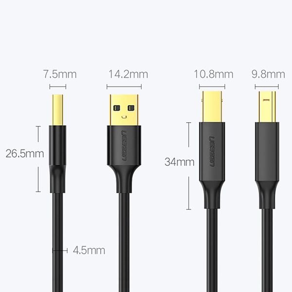 UGREEN KABEL PRZEWÓD DO DRUKARKI USB-B/USB 2M zdjęcie 14