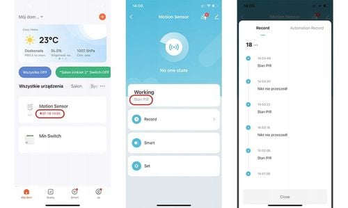 Czujnik RUCHU ZIGBEE 3.0 TUYA MINI PIR na baterie Inteligentny Smart Sensor na Arena.pl