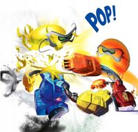 Auto Roboty Walczące Zdalnie Sterowane Balony + 2 Piloty + Zestaw 20 Balon