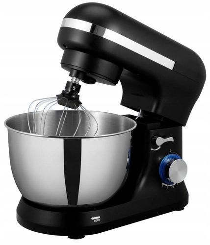 Robot Planetarny Kuchenny RUHHY 4,5L Wielofunkcyjny Mikser do Ciasta CZARNY na Arena.pl