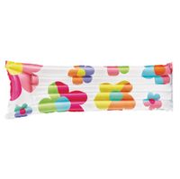 Dmuchany materac do pływania 183x69 cm INTEX 59720 kwiatek