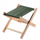 Kadax Taboret Składany Drewniany Podnóżek 40x31cm