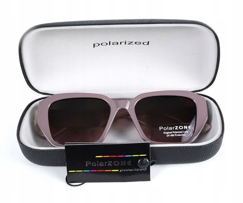 OKULARY PolarZONE MARKOWE DAMSKIE POLARYZACYJNE PRZECIWSŁONECZNE ETUI FILTR na Arena.pl
