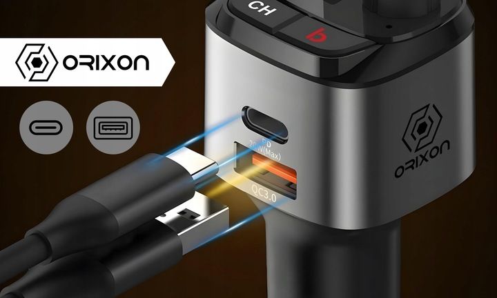 TRANSMITER SAMOCHODOWY BLUETOOTH FM 2X USB TRANSMITER WIELOFUNKCYJNY zdjęcie 8