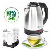 CZAJNIK ELEKTRYCZNY BEZPRZEWODOWY DUŻY 1,8L MOCNY 1500W STALOWY