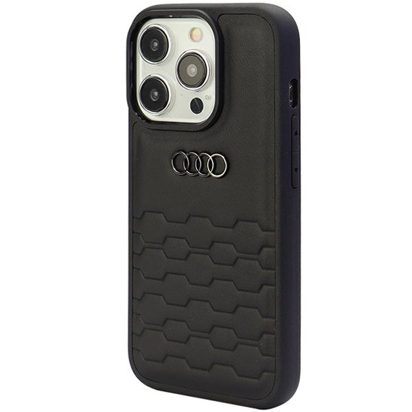 Etui Audi do iPhone 15 Pro, Czarny zdjęcie 3