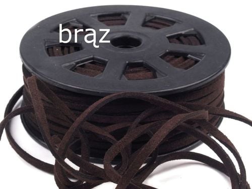 Rzemyk imitacja skóry 3mm ( 1 mb ) na Arena.pl