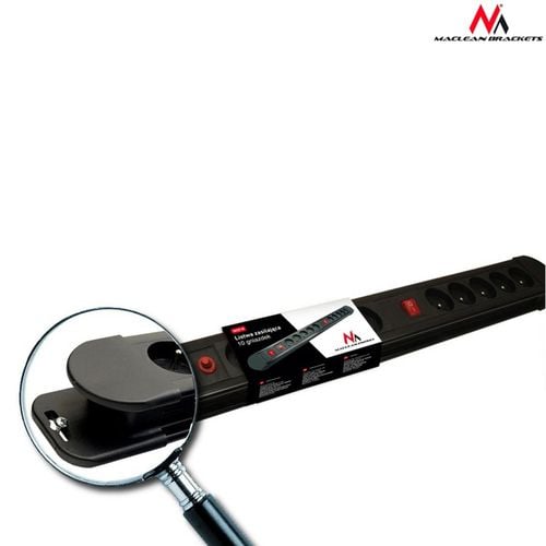 PRZEDŁUŻACZ LISTWA ZASILAJĄCA 10 GNIAZD 1,5m KABEL AUTOMATYCZNY na Arena.pl