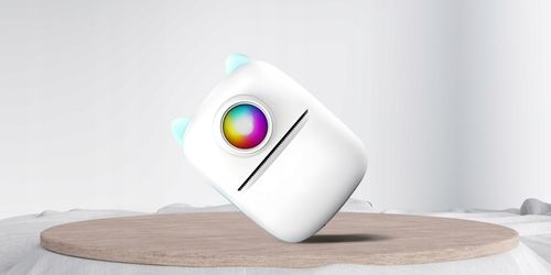 Mini Drukarka Termiczna ORYGINALNY Do Zdjęć Przenośna Kot RGB + 21 GRATISÓW na Arena.pl