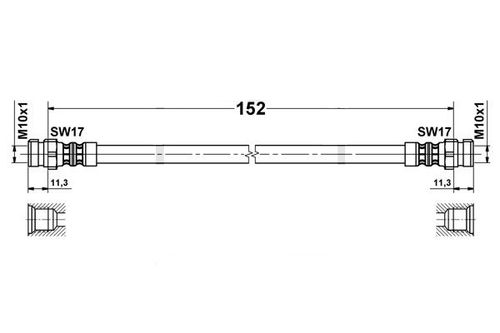 Seat Mii Zestaw Przewodów Hamulcowych Elastycznych Gumowych na Arena.pl