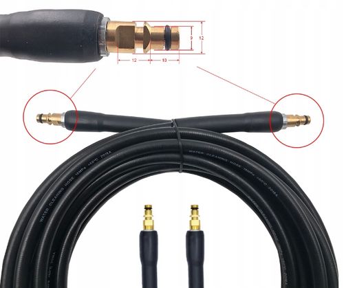 WĄŻ DO MYJEK CIŚNIENIOWYCH KARCHER CLICK-CLICK 10m K2 K3 K4 K5 K6 K7 Quick na Arena.pl