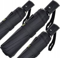 PARASOL MĘSKI DAMSKI PARASOLKA MĘSKA AUTOMAT SKŁADANY CZARNA MOCNA UNISEX