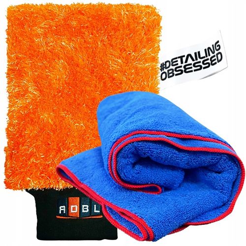 ZESTAW DO MYCIA AUTA rękawica z mikrofibry + ręcznik do osuszania + szampon na Arena.pl