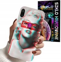 ETUI DO XIAOMI NOTE 7 - Monroe MODNE KOBIECE WZORY + SZKŁO