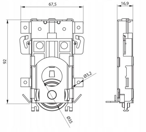 WÓZEK DOLNY ŁOŻYSKOWANY ROLKA DO SZAFY I DRZWI PRZESUWNYCH INDECO 2szt na Arena.pl