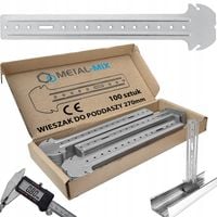 WIESZAK KOTWOWY DO PODDASZY 27cm 270mm GRZYBEK DO PROFILI CD60 100sztuk